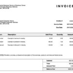 How to Properly Fill Out an Invoice